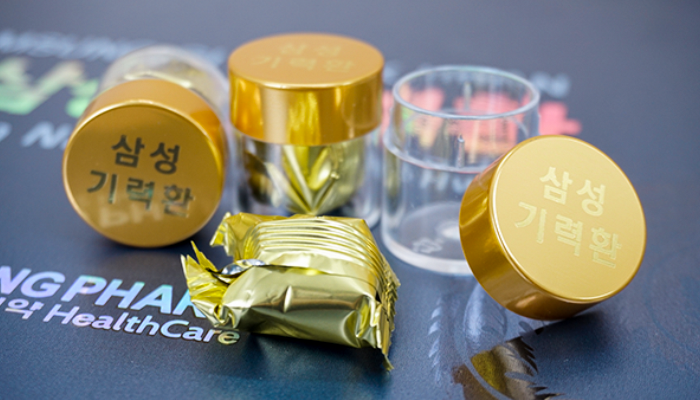 An Cung Ngưu Hoàng Samsung Gum Jee Hwan Hàn Quốc Hộp Gỗ 60 Viên x 3,75g (225g)