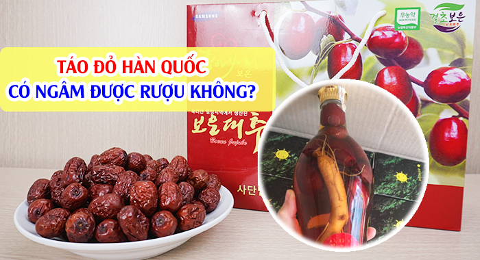 Những thông tin cần biết về rượu táo đỏ hàn quốc và lợi ích sức khỏe