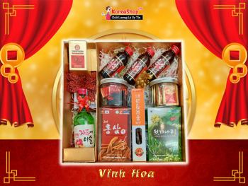 Quà biếu sếp với thiết kế đẹp mắt, sang trọng.